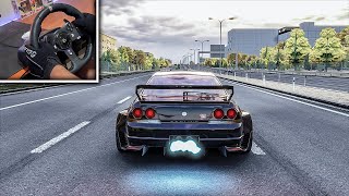 Widebody Nissan R33 Tune | Logitech G920 Gameplay | Assetto Corsa