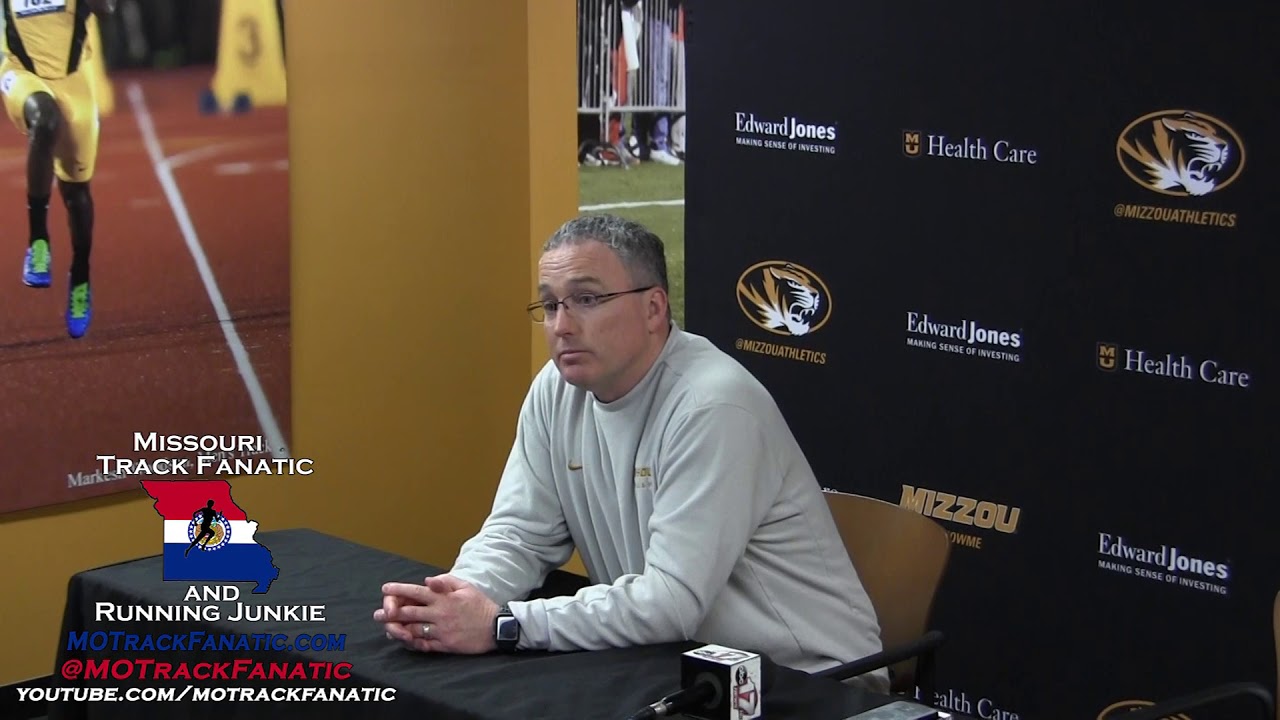 fanatical skin and ink Mizzou Coach Brett Halter on Ja'Mari Ward post SECs & pre NCAAs-2018 Indoors