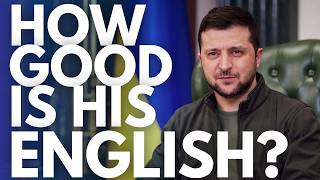English teacher reacts to Zelenskyy speaking English