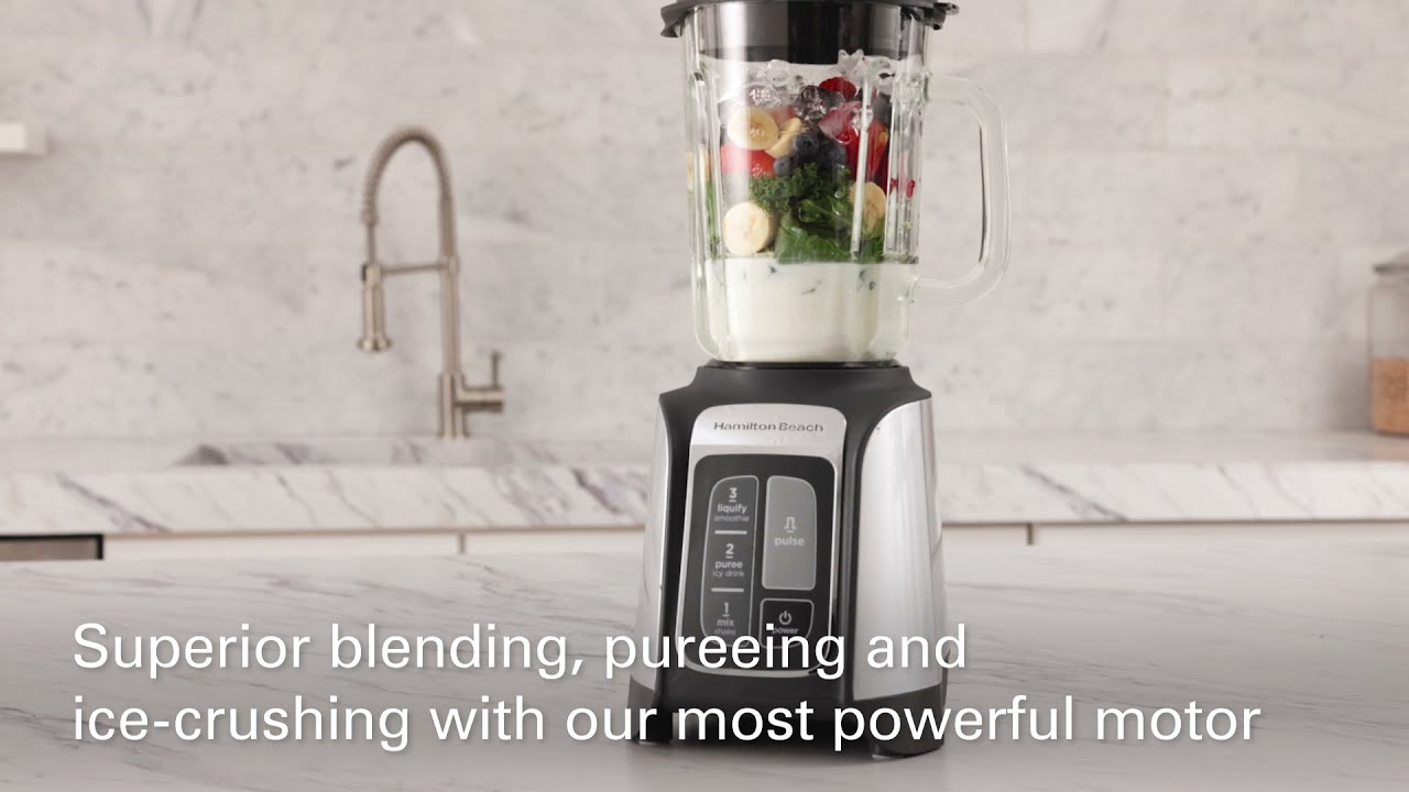 Hamilton Beach Quiet Blender with MultiBlend Jar