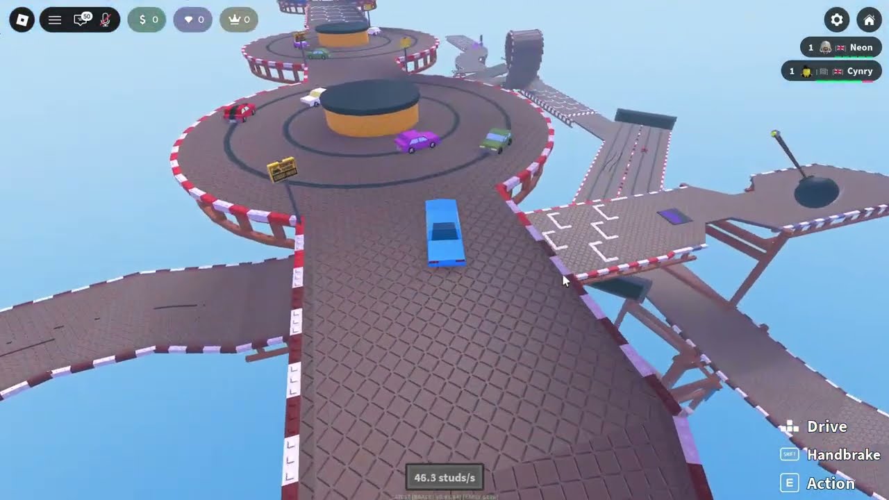 MIDDLE FINGER ROUNDABOUTS / Line Challenge (Brace #1) (ROBLOX #35)