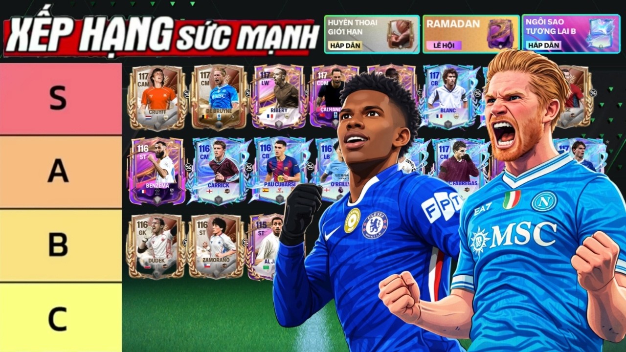 🏆FC MOBILE QT| ĐÁNH GIÁ SỨC MẠNH CẦU THỦ CAPPED LEGEND FUTURE STAR VÀ RAMADAN | TỔNG HỢP AI NÊN DÙNG