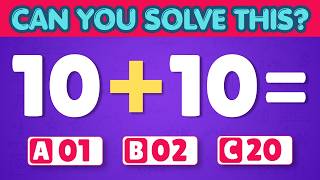 Ultimate Math Quiz Challenge! 🚀🎯🏆 Addition Quiz For Grade 1 | Quiz Time