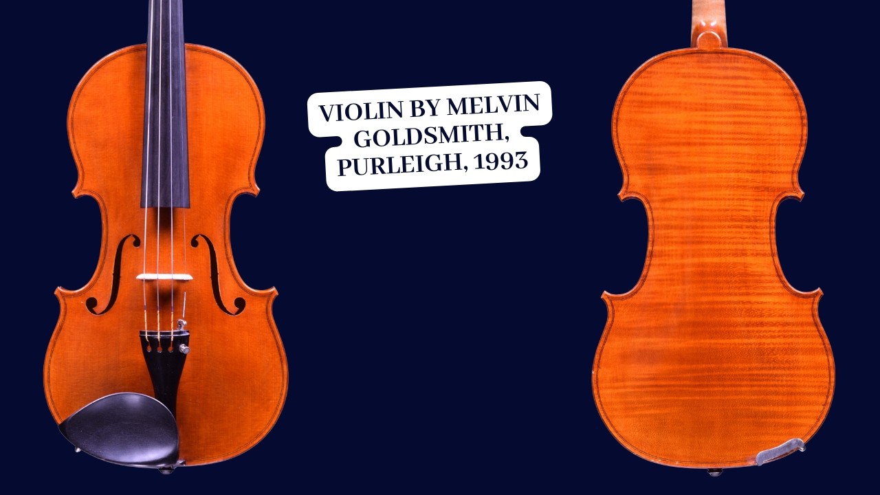 Violin by Melvin Goldsmith, Purleigh, 1993 | Tim Wright Fine Violins
