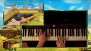 Zelda Skyward Sword - Skyloft Theme, Piano chords