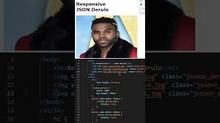 How to make responsive image of JSON Derulo in CSS screenshot 2