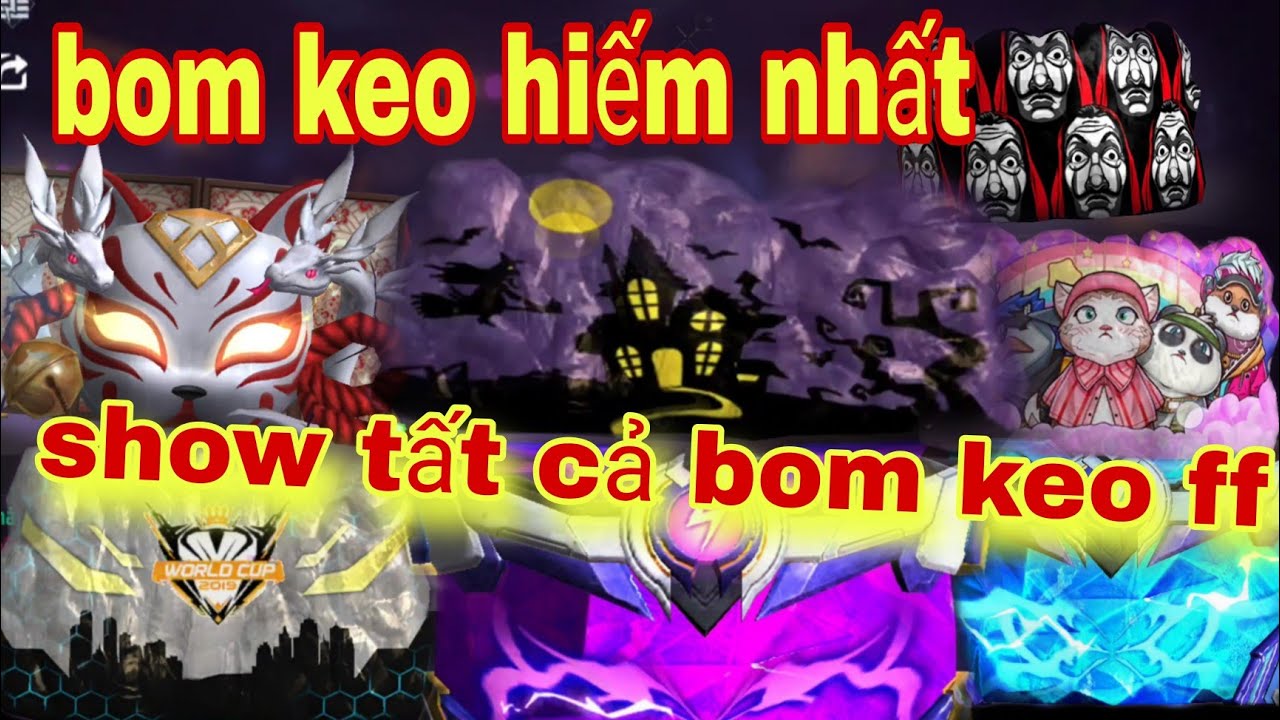 Free fire| Show tất cả trái bom keo trong free fire - những trái bom ...