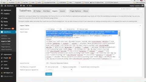 How to copy TablePress Tables to your site in 1 second.