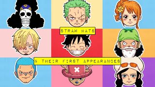 Straw Hats Crew & Their First Appearances