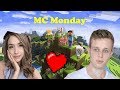 Fitz And Pokimane Plays Minecraft Monady Together