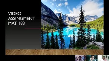 MAT183: VIDEO PRESENTATION (APPLICATION OF INTEGRATION - EC1101L - GROUP 2)
