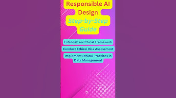 6 Steps of Responsible AI Design | Step by Step Guide | #aidesign #ethicalai #artificialintelligence