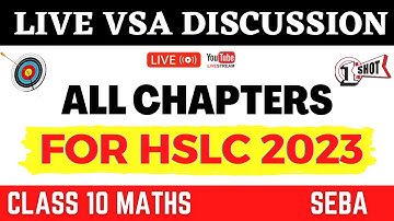 VSA Type Questions for HSLC 2023 Maths | Class 10 Maths SEBA | Let
