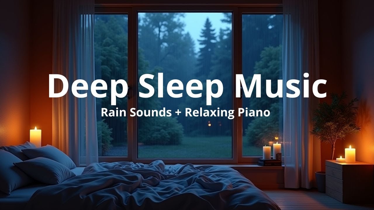 Deep Sleep Music - Rain Sounds for Stress Relief, Anxiety - Relaxing ...