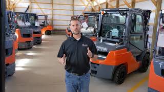 Better visibility in Toyota Forklifts