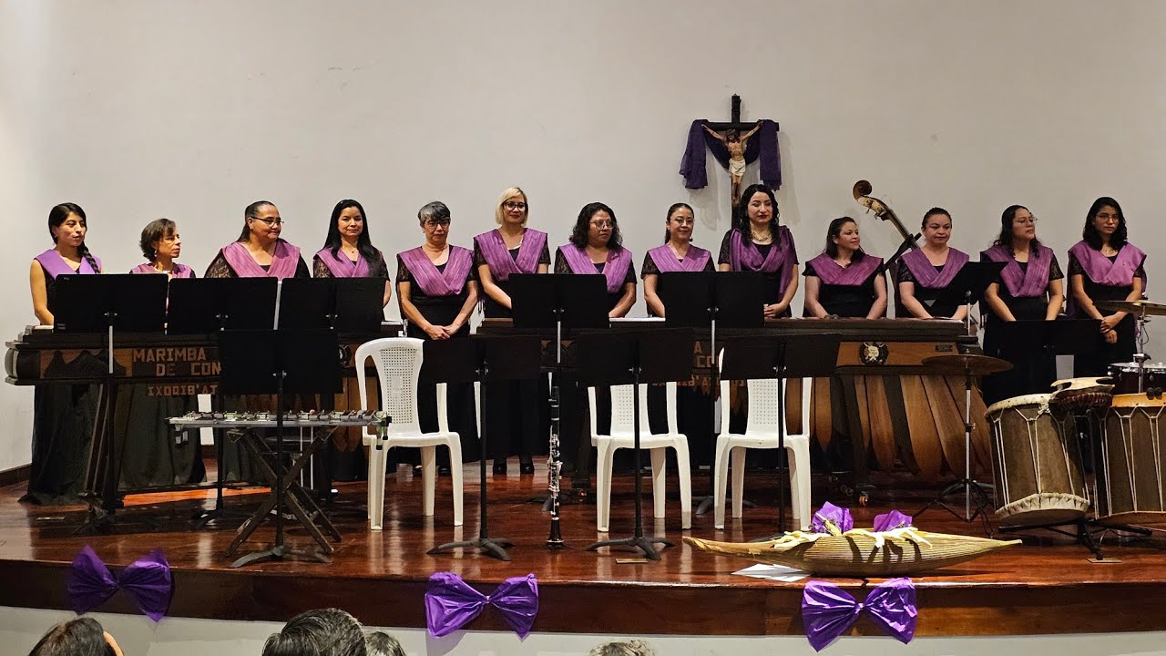 Concierto sacro de marchas funebres por Marimba Femenina de Concierto. 28 de febrero 2026