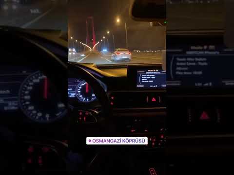 AUDİ A7 INSTAGRAM HIKAYE FAKE HIKAYE WHATSAP SNAPCHAT DURUM STORY SNAP OSMANGAZİ KÖPRÜSÜ GECE ÇEKİM