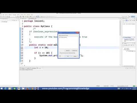 Java Tutorial For Beginners 8   IF   ELSE Statements and Relational Operators