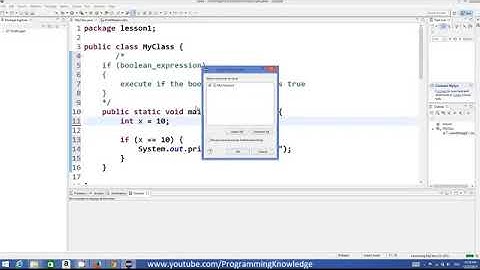 Java Tutorial For Beginners 8   IF   ELSE Statements and Relational Operators
