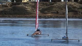 Fort Peck Mini Skeeter Iceboating Feb 25 th 2021