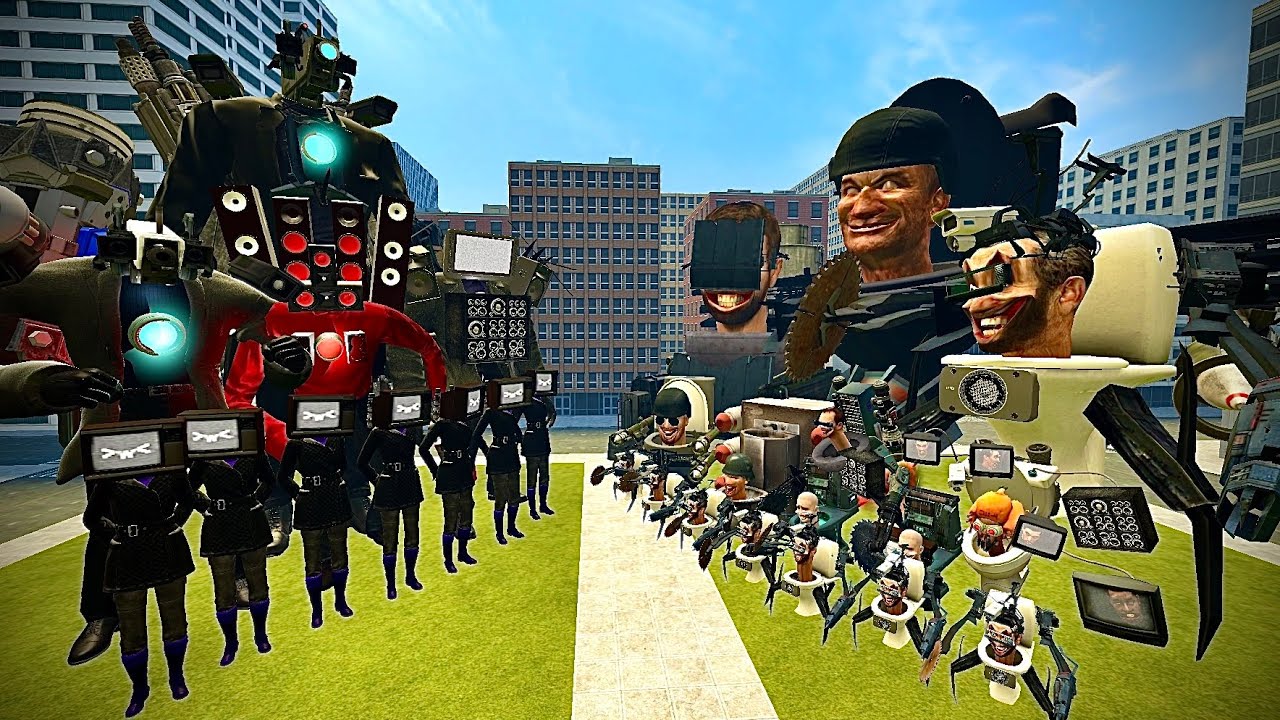 Titan speaker titan tv man. Titan cameraman vs Speakerman. Speakerman Titan Gmod. Гмод с друзьями.