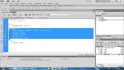 Dreamweaver CS6 Tutorials Urdu Hindi 22