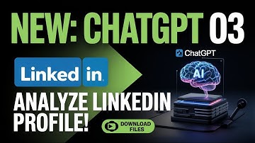 How to Use ChatGPT o3 to Analyze Your LinkedIn Profile (Full Guide + Downloads)