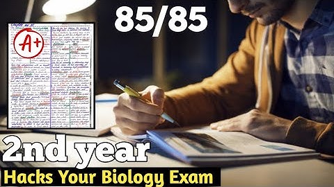 2nd year Biology Pairing | Hack Your Exams to Score Highest Marks | Secret Tips