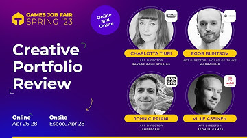 Creative Portfolio Review - Games Job Fair Spring 2023