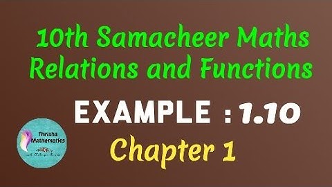 10th Samacheer Maths chapter 1 Example 1.10
