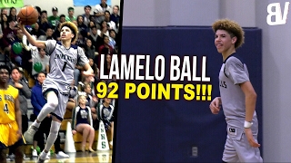 The Full Game LaMelo Ball Scored 92! Chino Hills DESTROYS Los Osos AGAIN! FULL HIGHLIGHTS screenshot 5