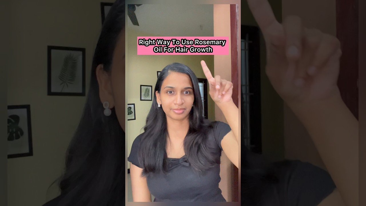 Fast Hair Growth 😮 Use Rosemary Oil The Right Way For Hair Growth  😍 #ShopWithYouTube #hairgoals