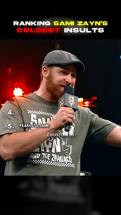 Sami Zayn's Coldest WWE Insults 🔥