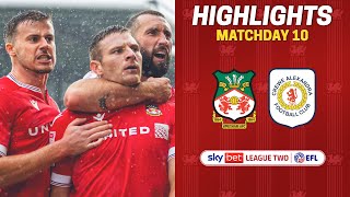 HIGHLIGHTS | Wrexham AFC vs Crewe Alexandra