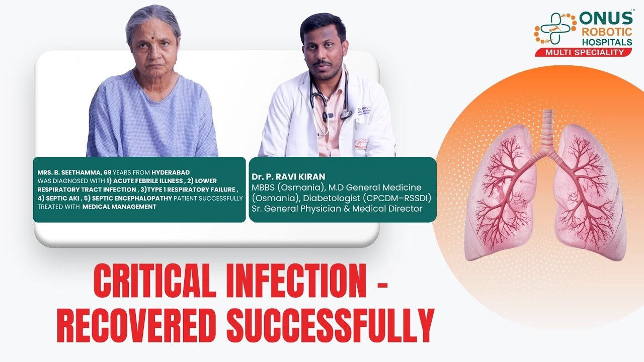 Successful Treatment Case – Severe Infection, Respiratory Failure & Sepsis