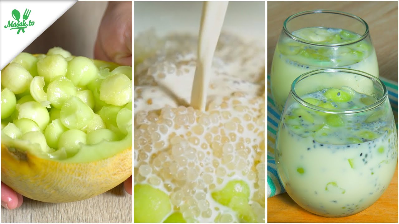 Resep Creamy Melon Sago Paling Gampang 👌