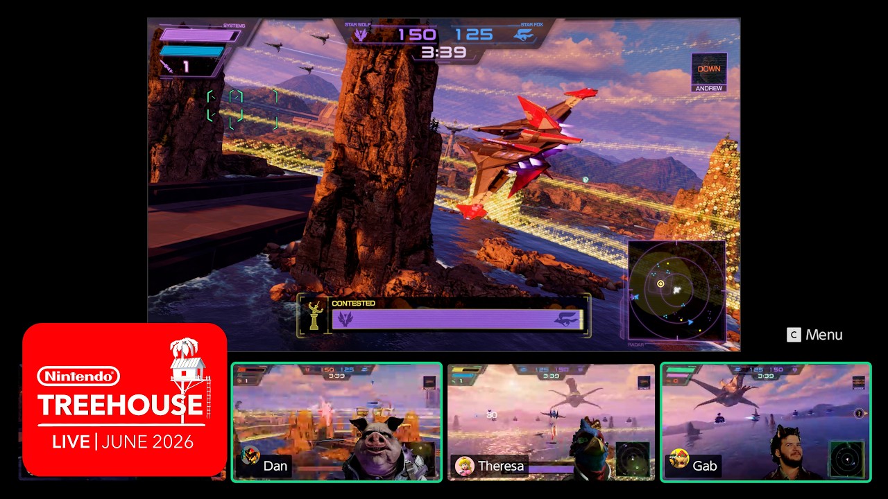 Star Fox – GameChat Multiplayer Gameplay – Nintendo Treehouse: Live | June 2026