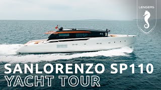 NEW Sanlorenzo SP110 motor yacht for sale | Walkthrough tour  Lengers Yachts