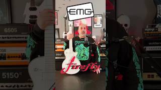Upgrading A Budget Firefly Guitar with EMGx Pickups! #shortvideo