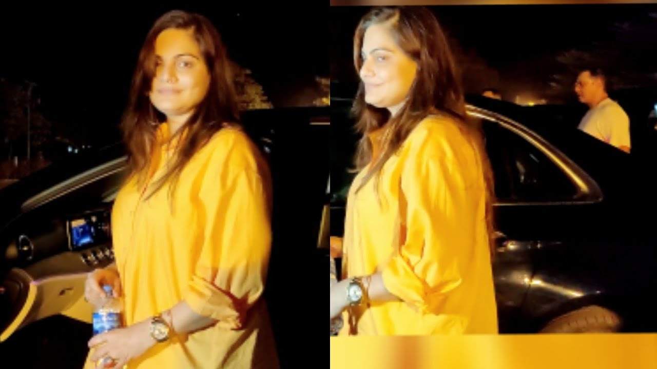Alvira Khan With Atul Agnihotri At Ahil Sharma birthday Party In Mumbai today