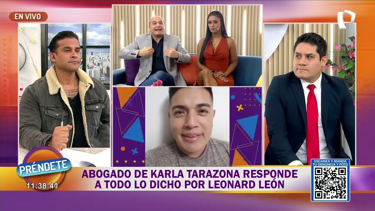 Abogado de Karla Tarazona responde a todo lo dicho por Leornad León