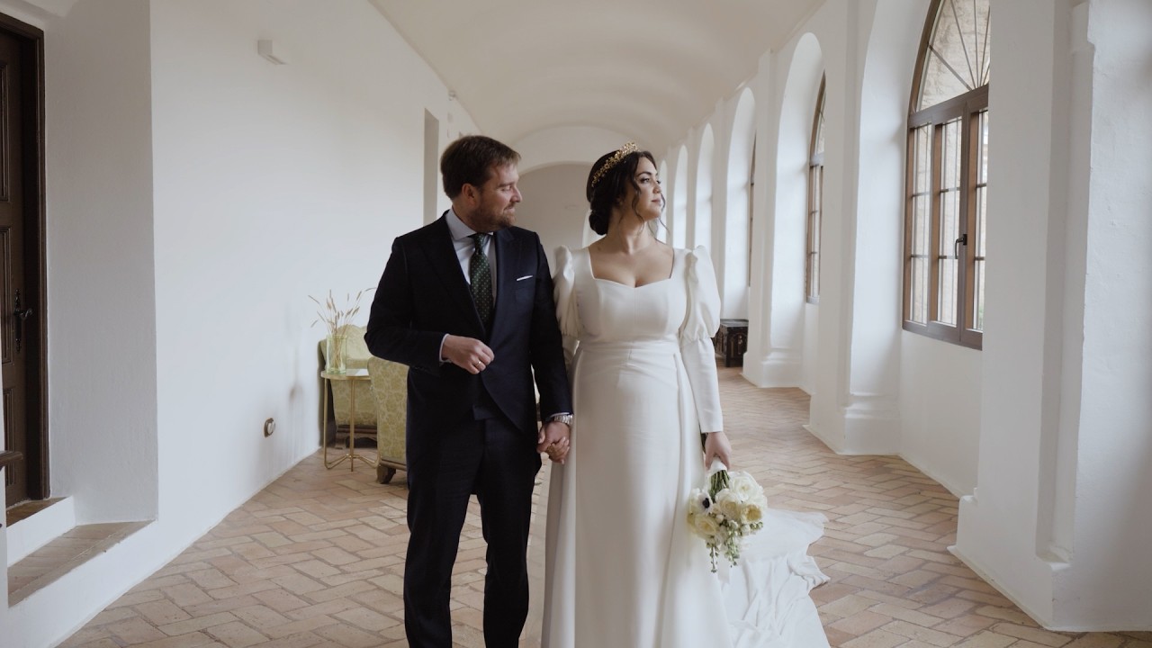 Isa y Carlos: una boda mágica en el Convento de la Luz de Lucena del Puerto y celebración en la Ermita de Consolación de Cartaya