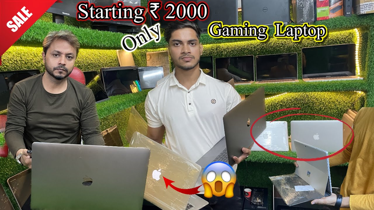 😱Gaming+Editing Used Laptop₹2000 In Nirman Vihar Ryzen,intel👍SSD