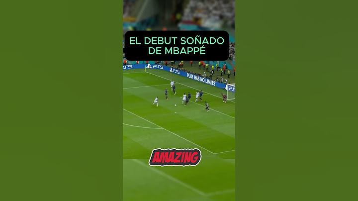 EL PRIMER GOL DE MBAPPÉ #short  #shorts  #parati  #realmadrid  #mbappe #epic #futbol #amazing