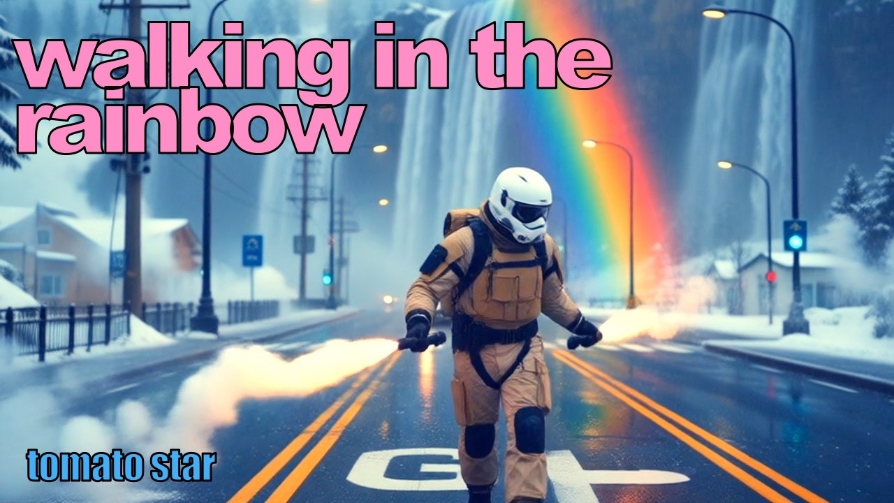 tomato star - walking in the rainbow 【SUNO AIでセルフカバー】