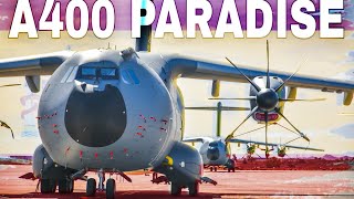 EL PARAÍSO DE LOS AIRBUS A400M - BODEGA DE CARGA Y CABINA DE PILOTOS
