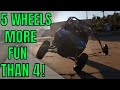 Crazy stupid RZR fun on two wheels (RZR training wheel part 2)