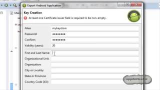 EXPORTING YOUR .APK FILE