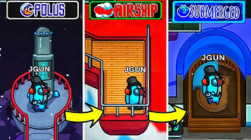 BALCONY on all maps including(SUBMERGED)-Among Us Evolution.