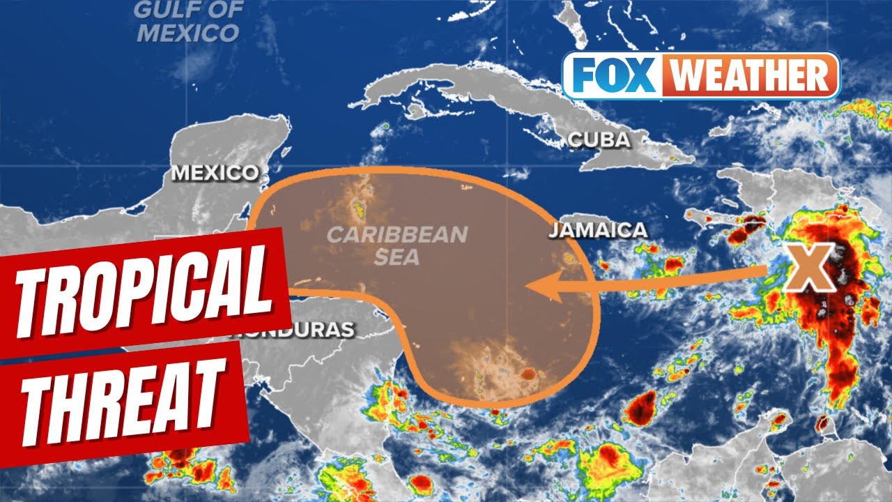 New Tropical Threat Emerges in Caribbean Sea - YouTube